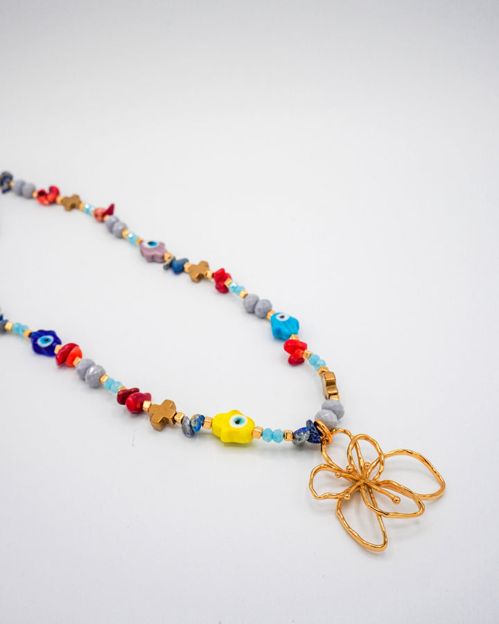 Collar flor primaveral Accesoriosjeco 