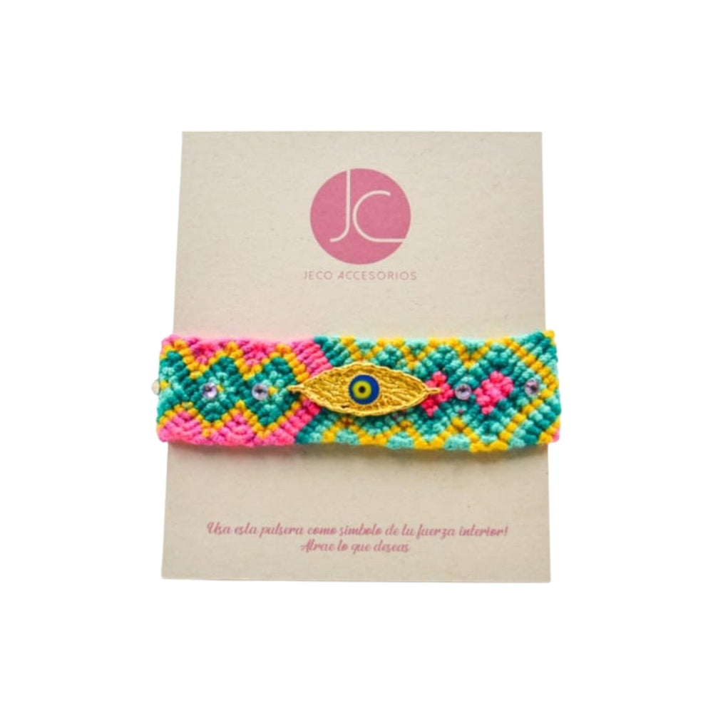 Pulsera Wayúu ojo Accesoriosjeco 