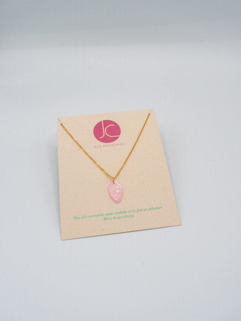 Collar hoja natural Accesoriosjeco 