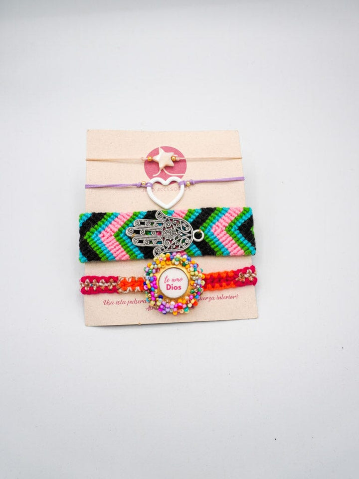 Set de pulsera te amo Dios Accesoriosjeco 