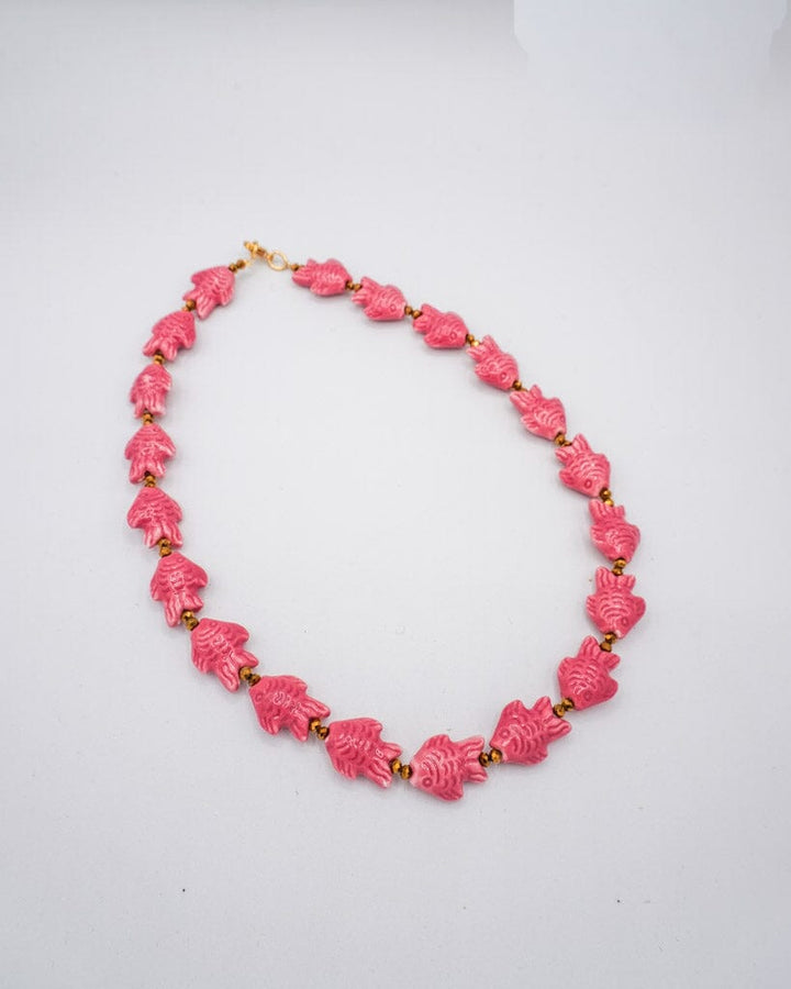 Collar pez rosa Accesoriosjeco 