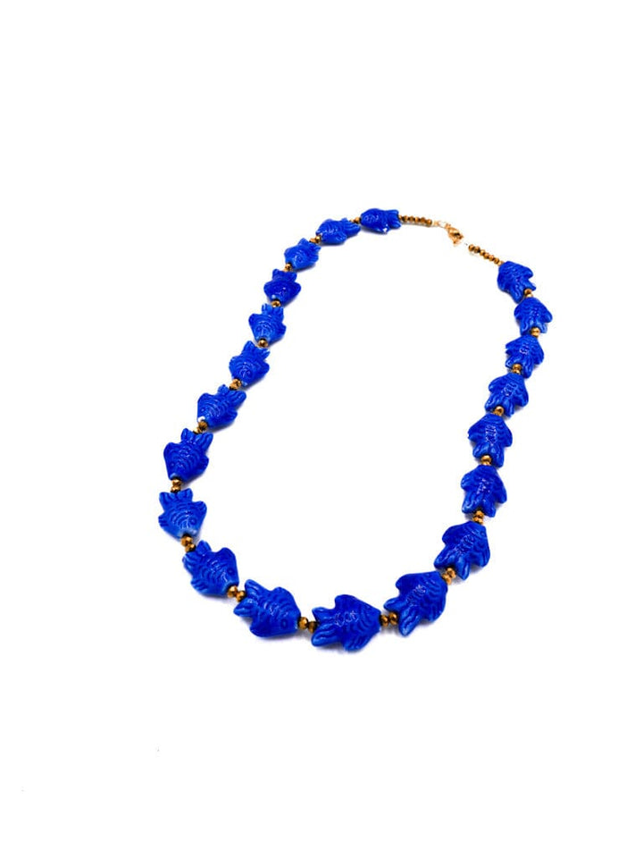 Collar pez azul Accesoriosjeco 