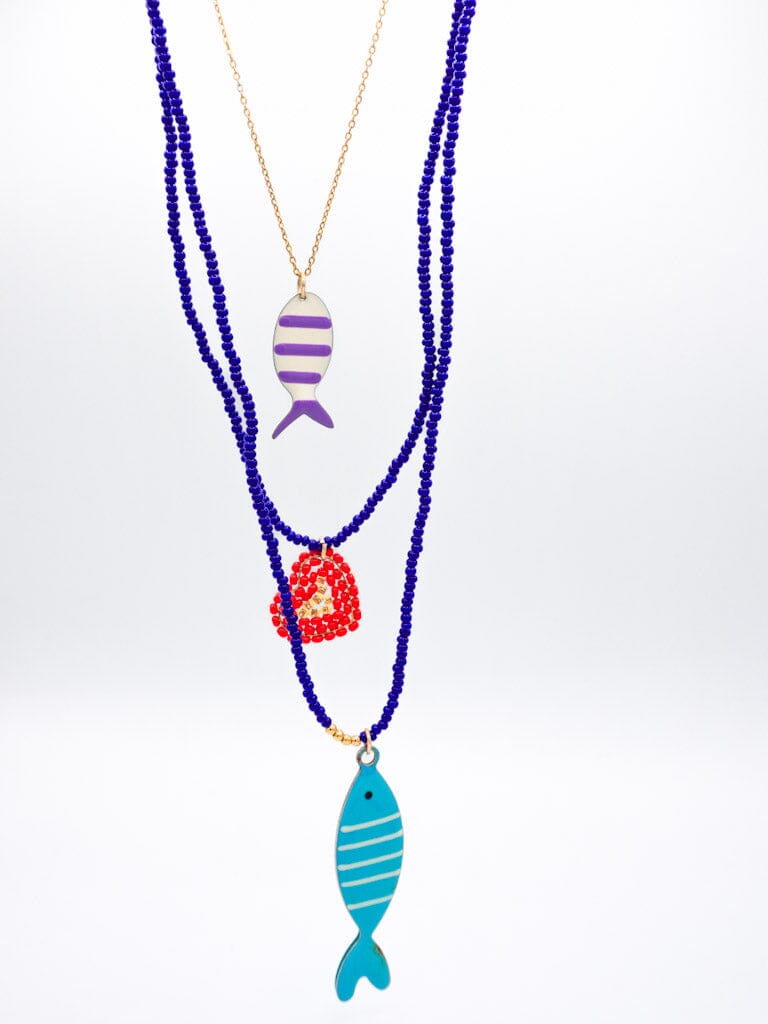 Trío de collar pez de luz Accesoriosjeco 