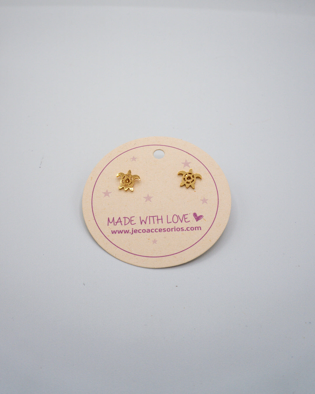 Aretes topó tortugas marinas Accesoriosjeco 