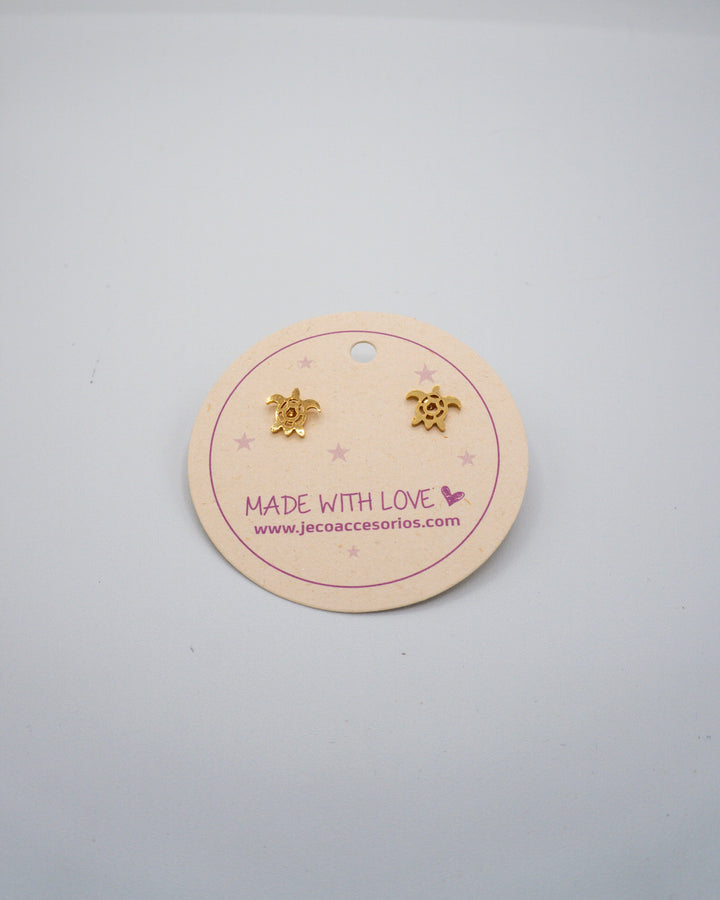 Aretes topó tortugas marinas Accesoriosjeco 