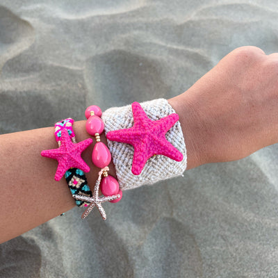 Set de pulseras mar fucsia Accesoriosjeco 