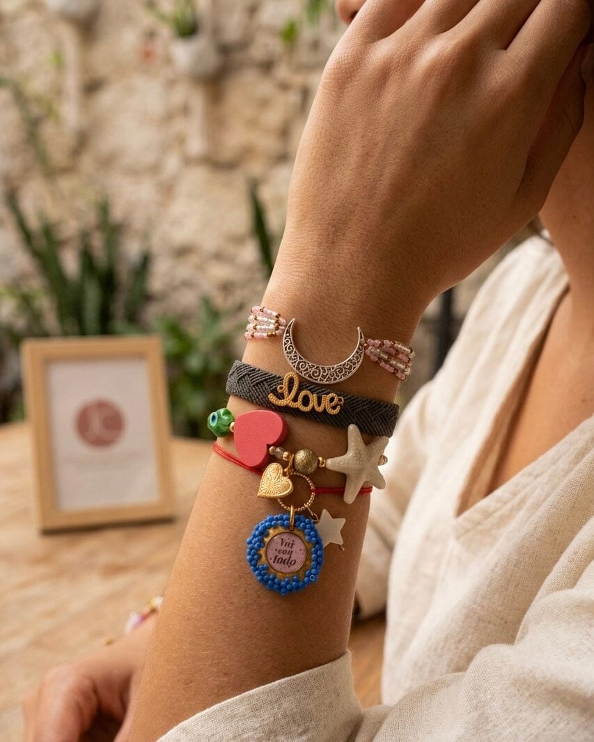 Set de pulsera voy con todo Accesoriosjeco 