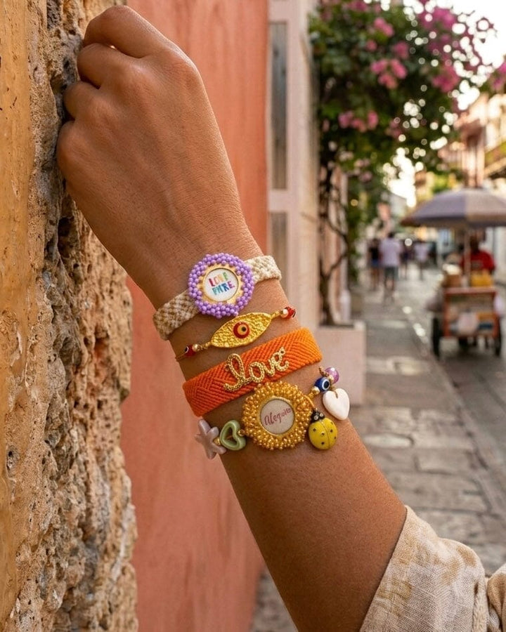 Set de pulsera amor y alegría Accesoriosjeco 