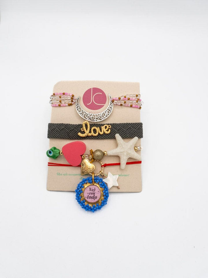 Set de pulsera voy con todo Accesoriosjeco 