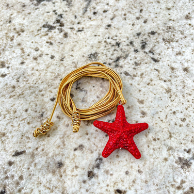 Collar -Pulsera estrella roja Accesoriosjeco 