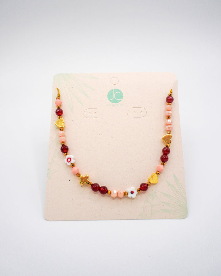Tobillera florecita de amor Accesoriosjeco 
