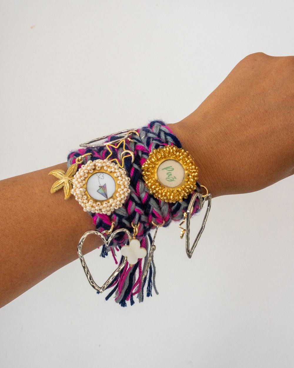 Pulsera trenzada paz Accesoriosjeco 