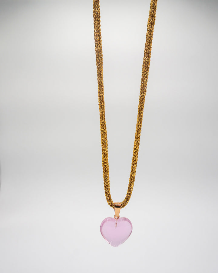 Collar amor rosa Accesoriosjeco 