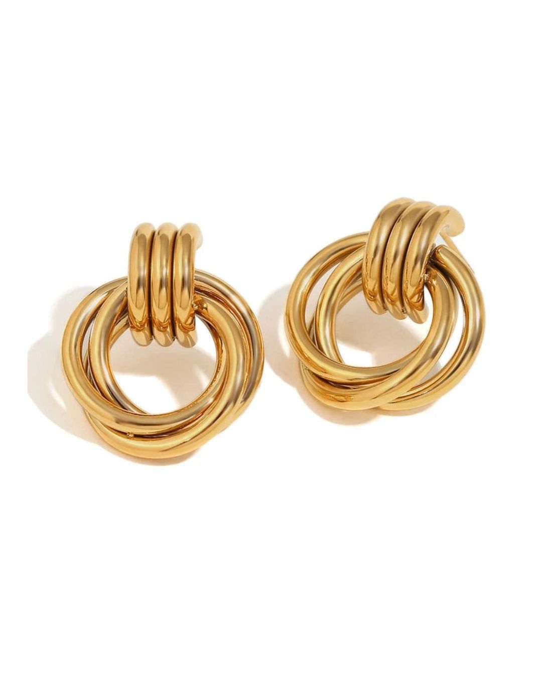 ARETES De Acero Inoxidable Estilo Clásico Vintage Accesoriosjeco 