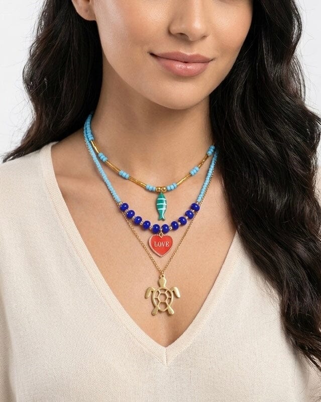 Trío de collar tesoros del mar Accesoriosjeco 