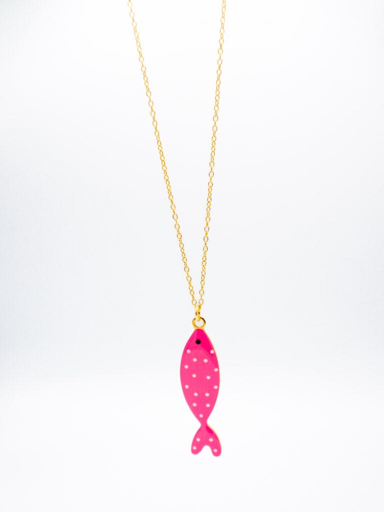 Collar pez rosa Accesoriosjeco 