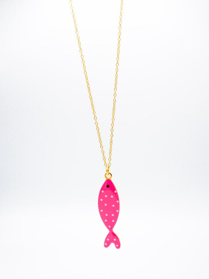 Collar pez rosa Accesoriosjeco 