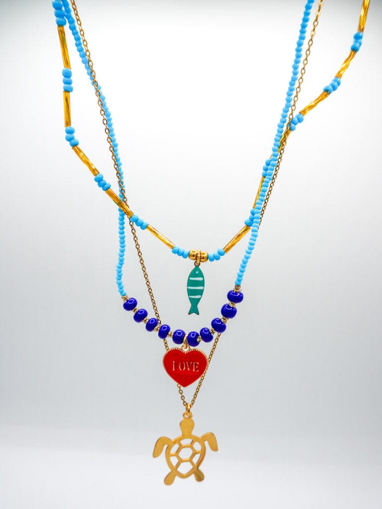 Trío de collar tesoros del mar Accesoriosjeco 