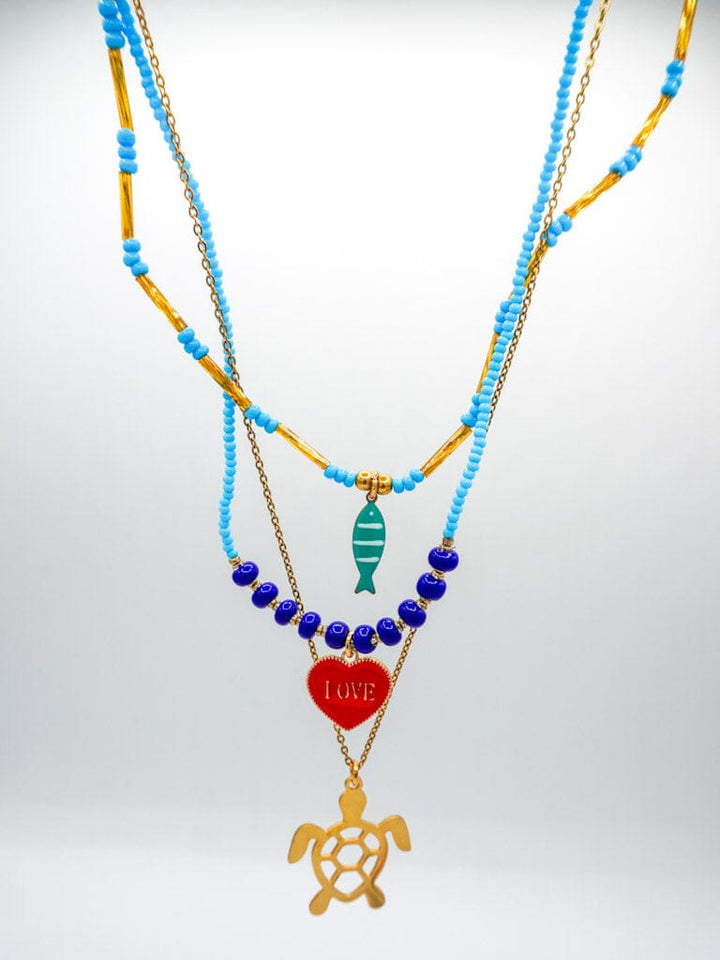 Trío de collar tesoros del mar Accesoriosjeco 