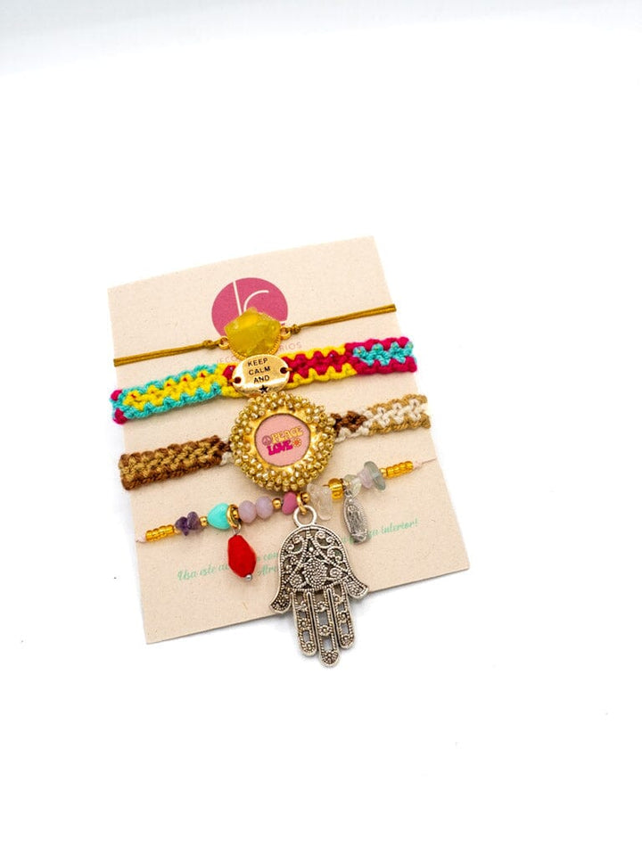 Set de pulseras paz Accesoriosjeco 