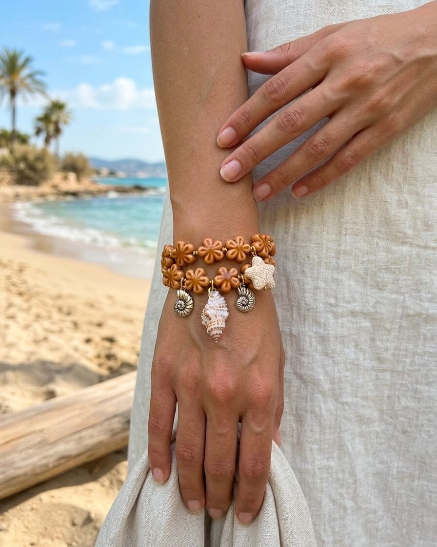 Pulsera caracoles Accesoriosjeco 