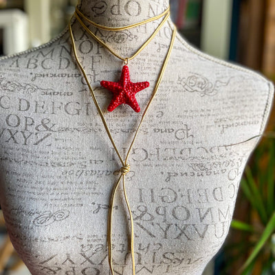 Collar -Pulsera estrella roja Accesoriosjeco 