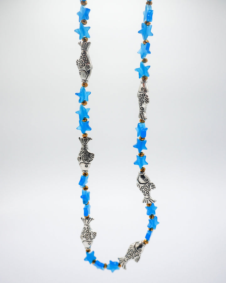 Collar pez azul Accesoriosjeco 