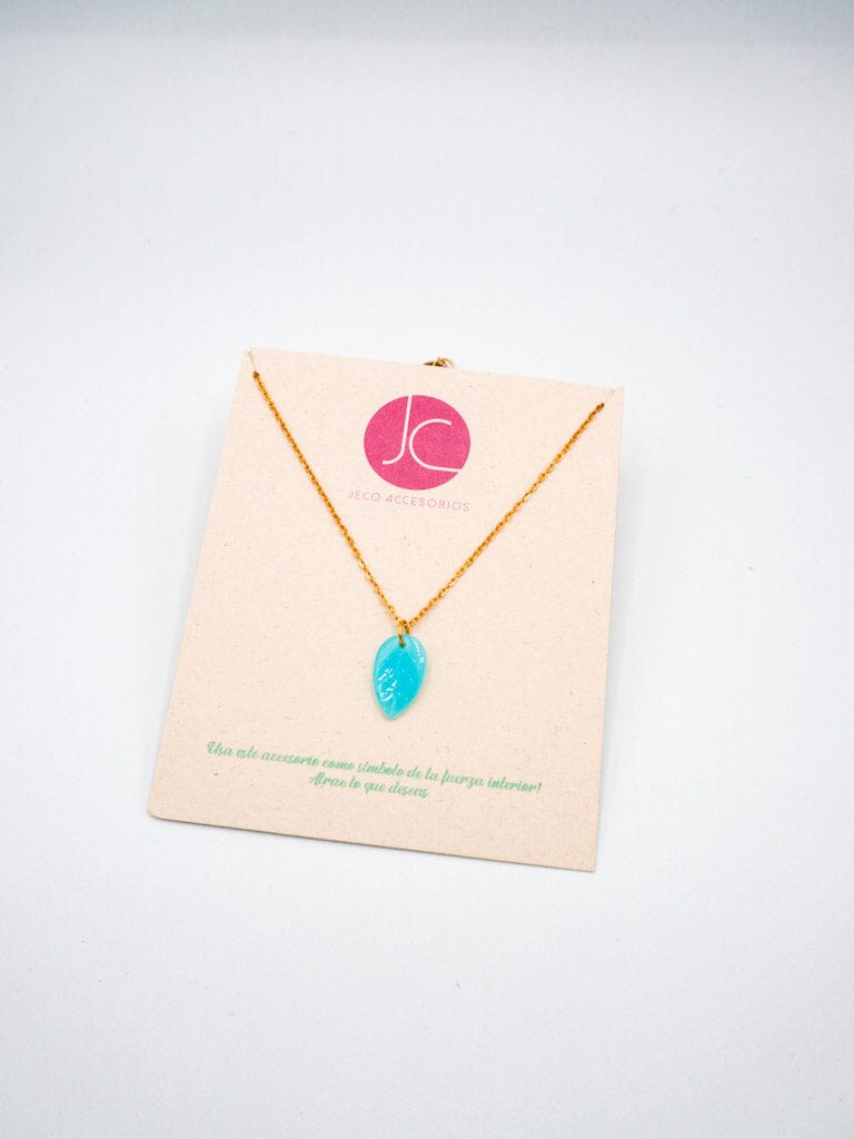 Collar hoja natural Accesoriosjeco 