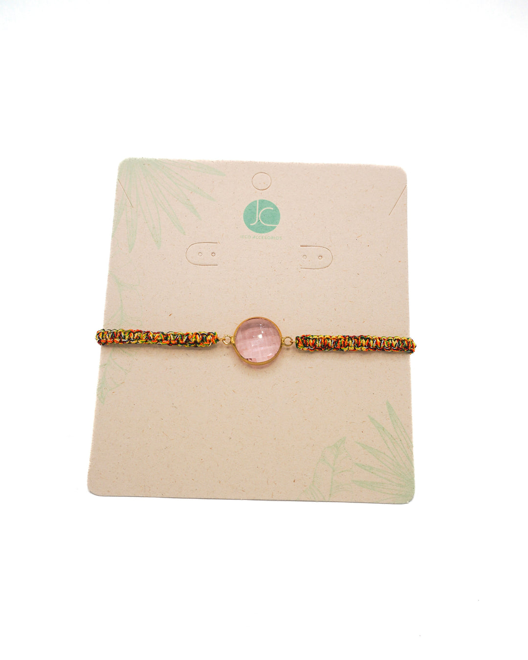 Pulsera cristal rosa Accesoriosjeco 