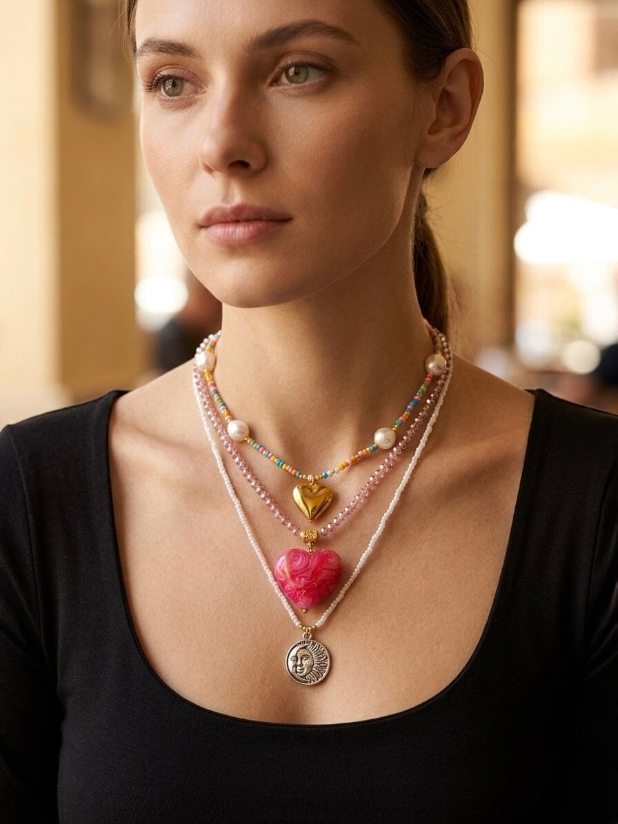Trío de collar lunar Accesoriosjeco 