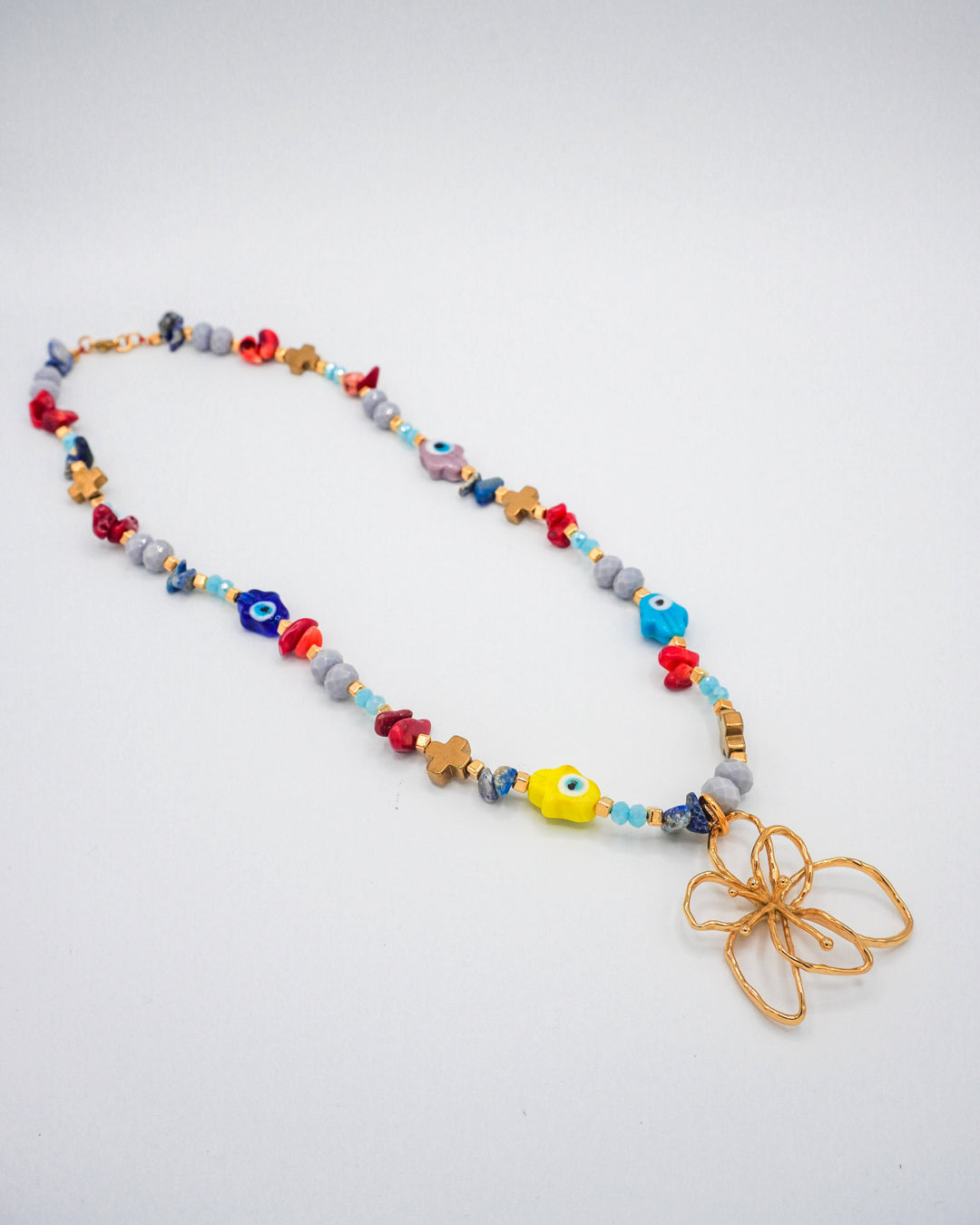 Collar flor primaveral Accesoriosjeco 