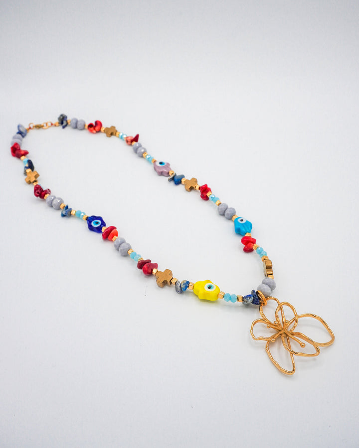 Collar flor primaveral Accesoriosjeco 