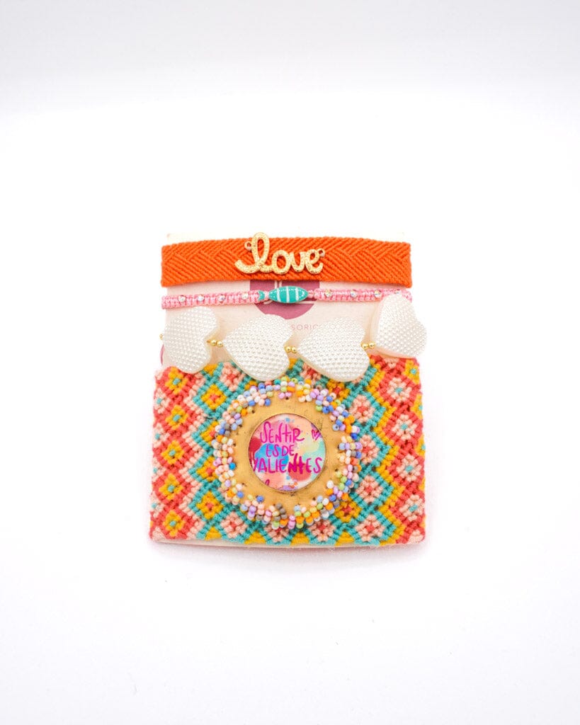 Set de pulsera valentía y amor Accesoriosjeco 