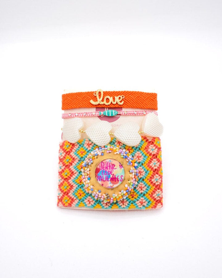 Set de pulsera valentía y amor Accesoriosjeco 