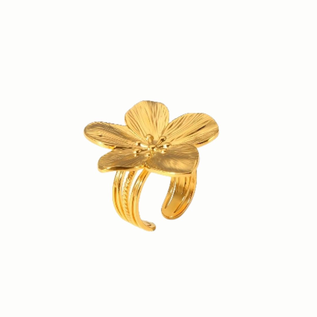 anillo Flor tropical Accesoriosjeco 