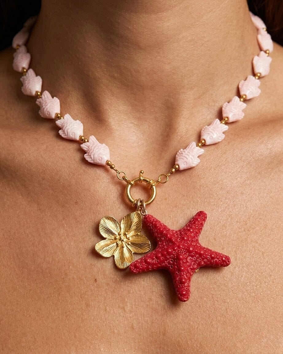 Collar marino florar Accesoriosjeco 