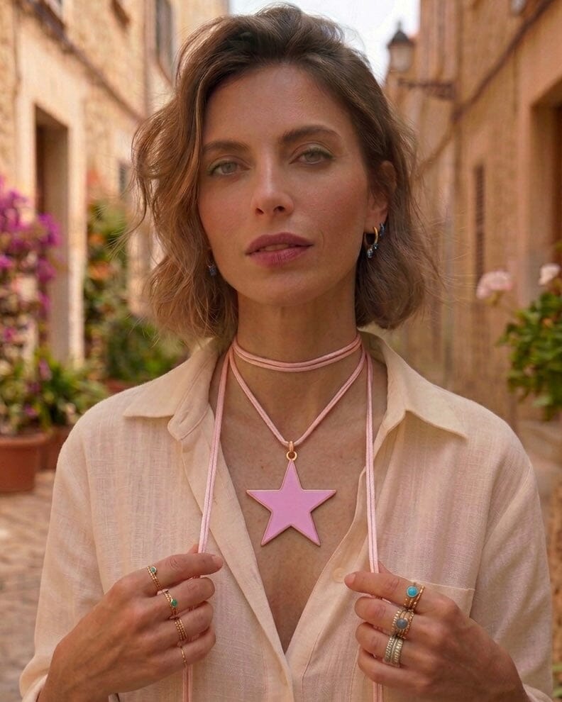 Collar Versátil Star Pink Accesoriosjeco 