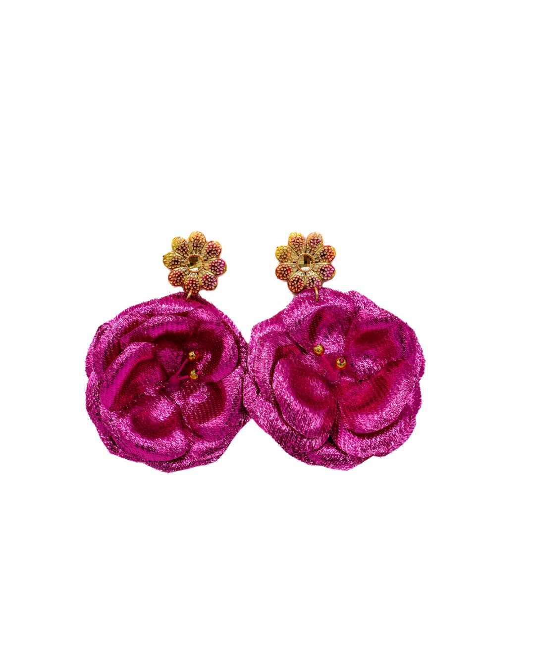 Aretes flor callena Accesoriosjeco 