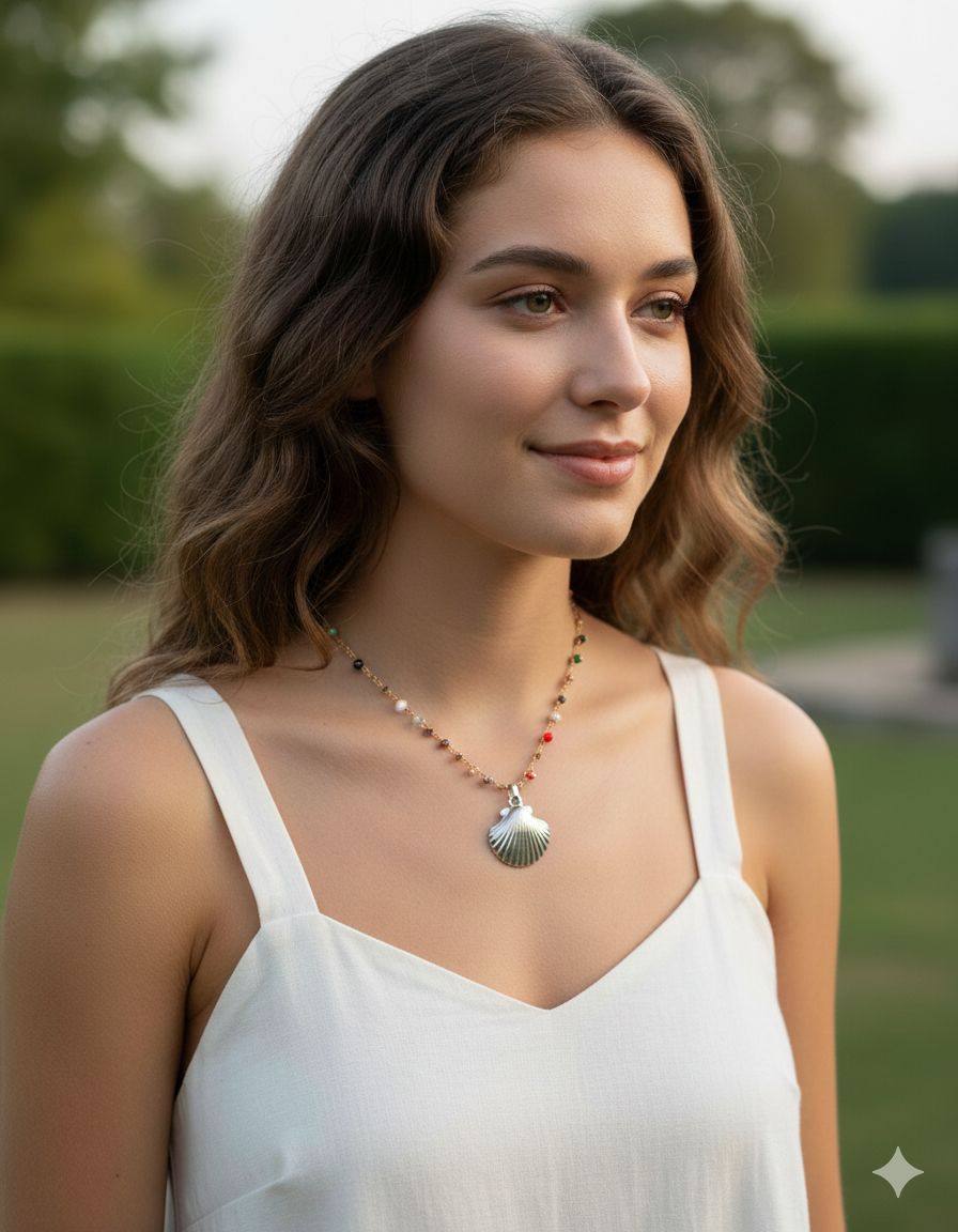 Dúo de collar colores de mar Accesoriosjeco 