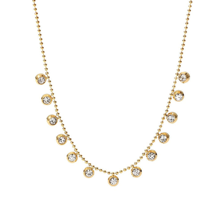 Collar sutil cristales Accesoriosjeco 