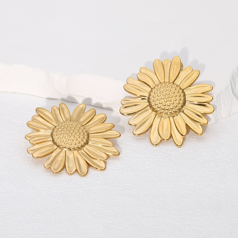 Maxi aretes girasoles Accesoriosjeco 