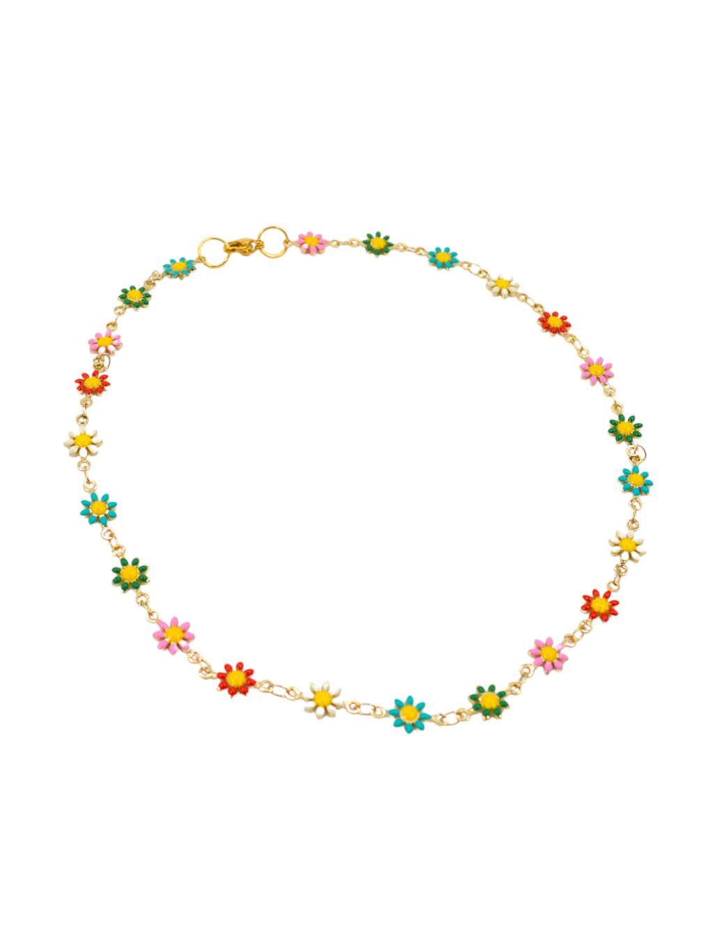 Collar energía floral colores variados Accesoriosjeco 