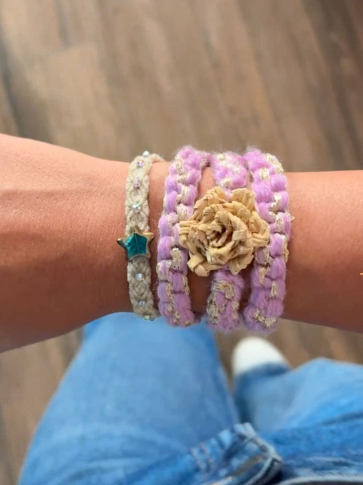 Pulsera “Flor de Luz” ✨🌸 Lila Accesoriosjeco 