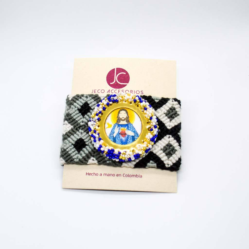 Pulsera wayúu Jesús Accesoriosjeco 