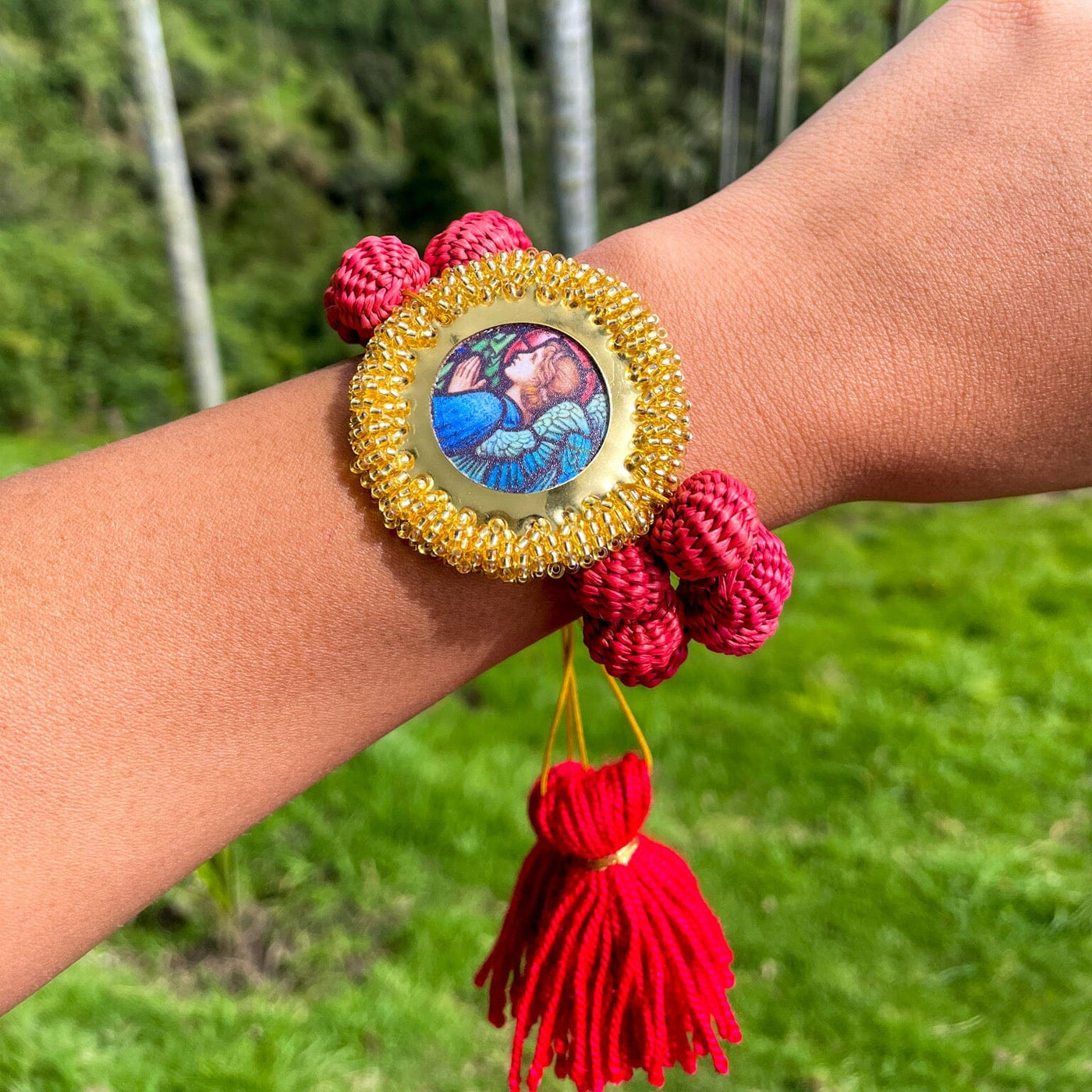 Pulsera ángel rojo Accesoriosjeco 