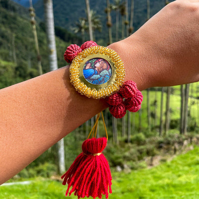 Pulsera ángel rojo Accesoriosjeco 